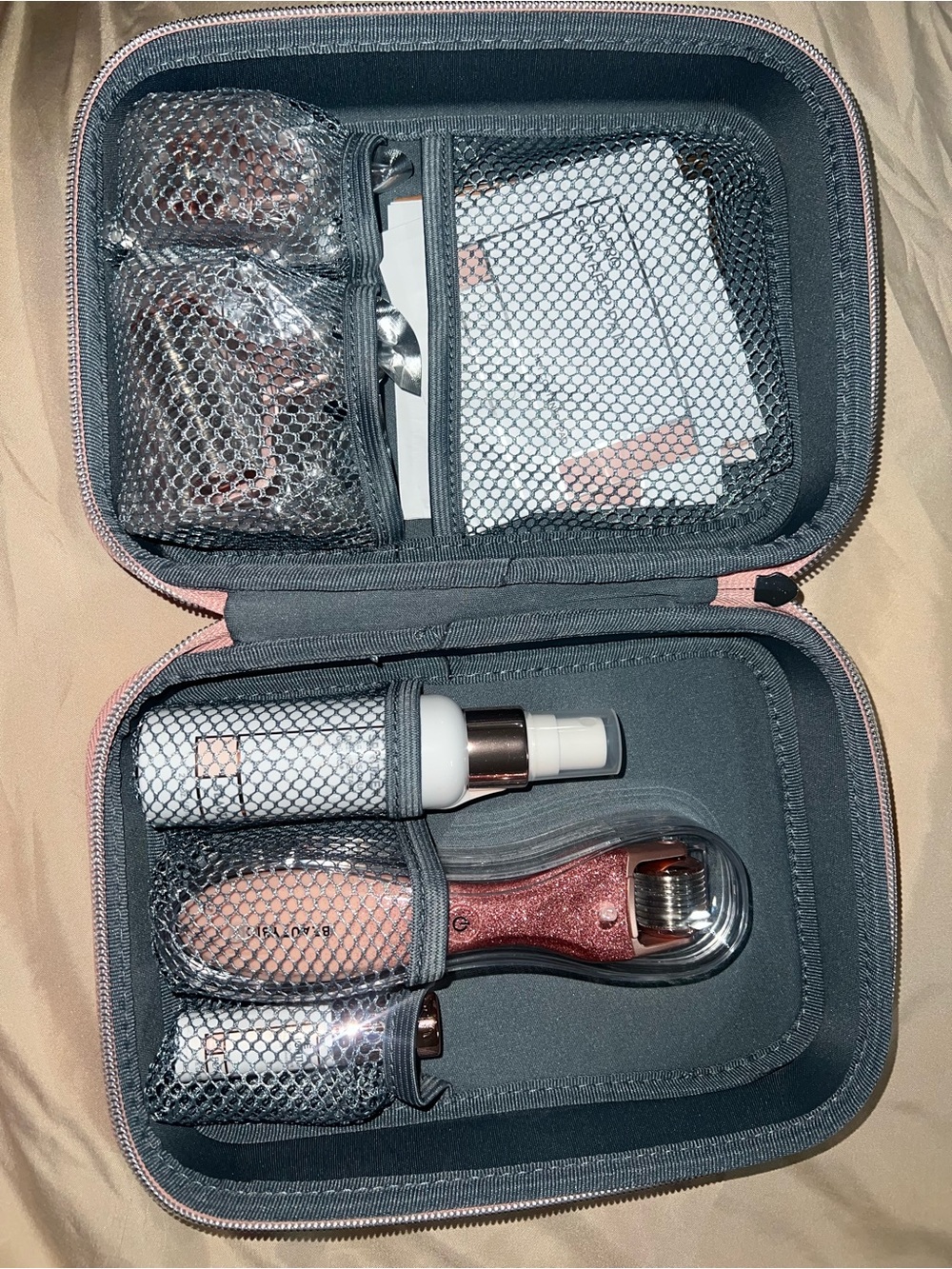 GloPro Microneedling Derma Roller Kit with Travel Case